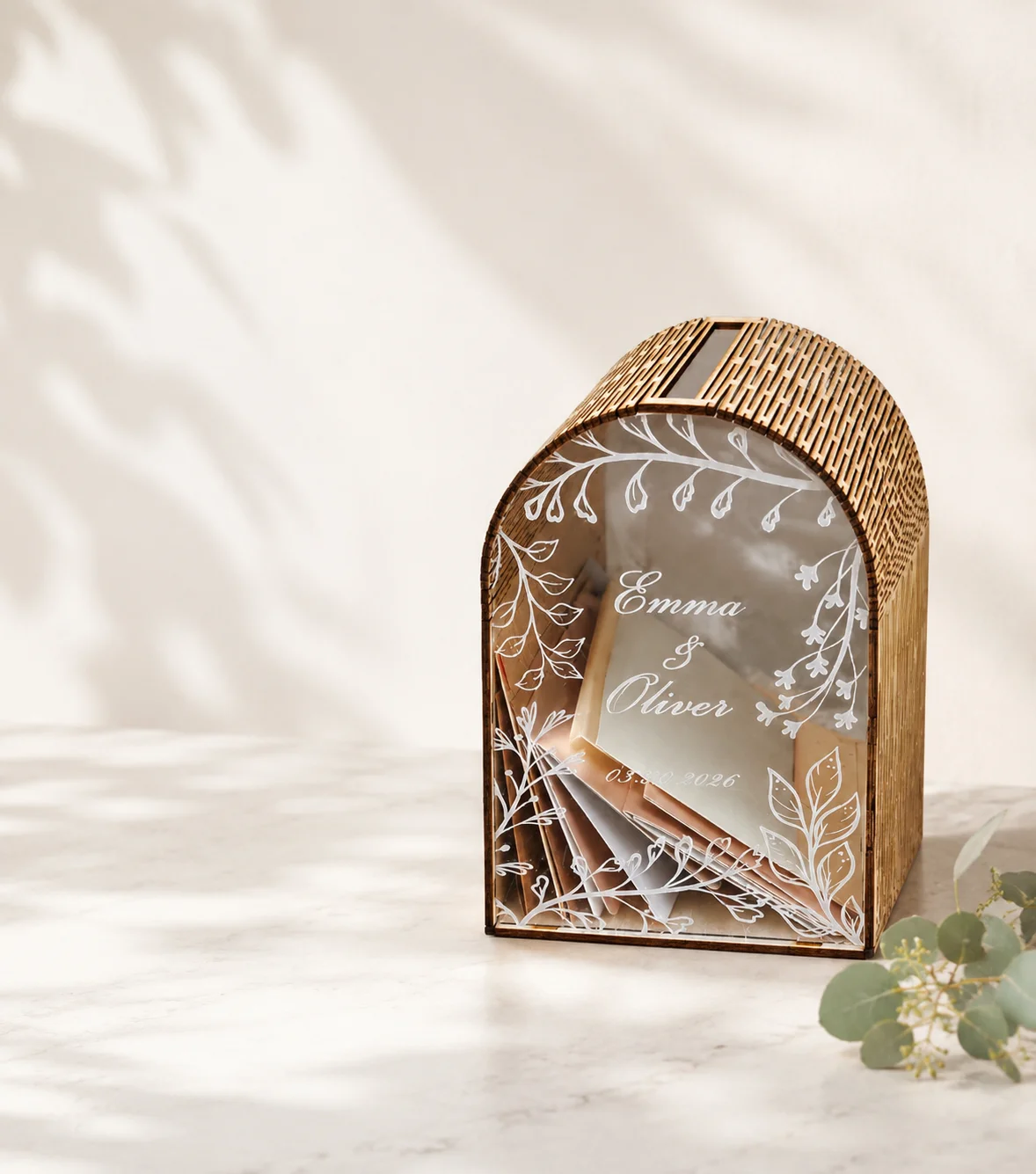 Boîte de carte de mariage