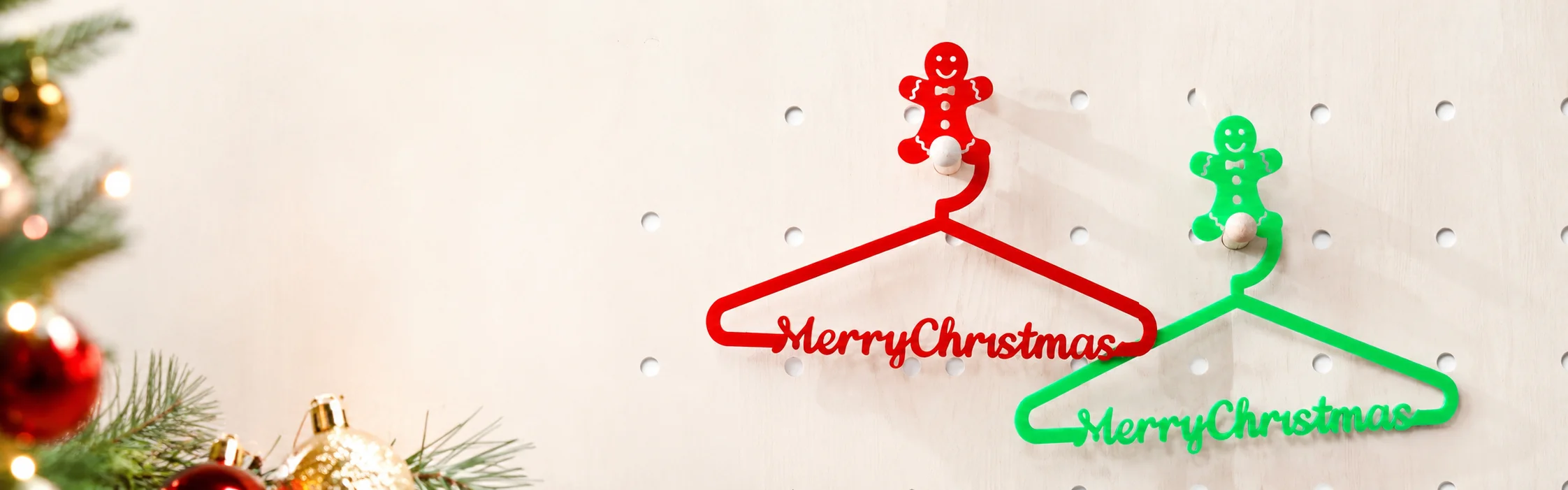 Cintre acrylique de Noël
