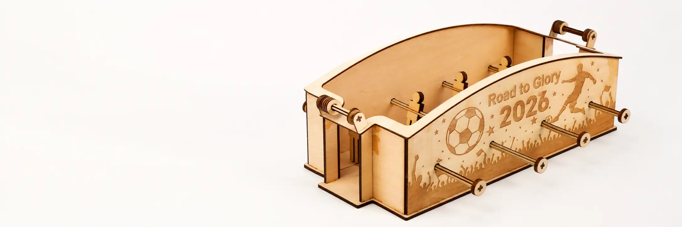 Jeu de football de table en bois