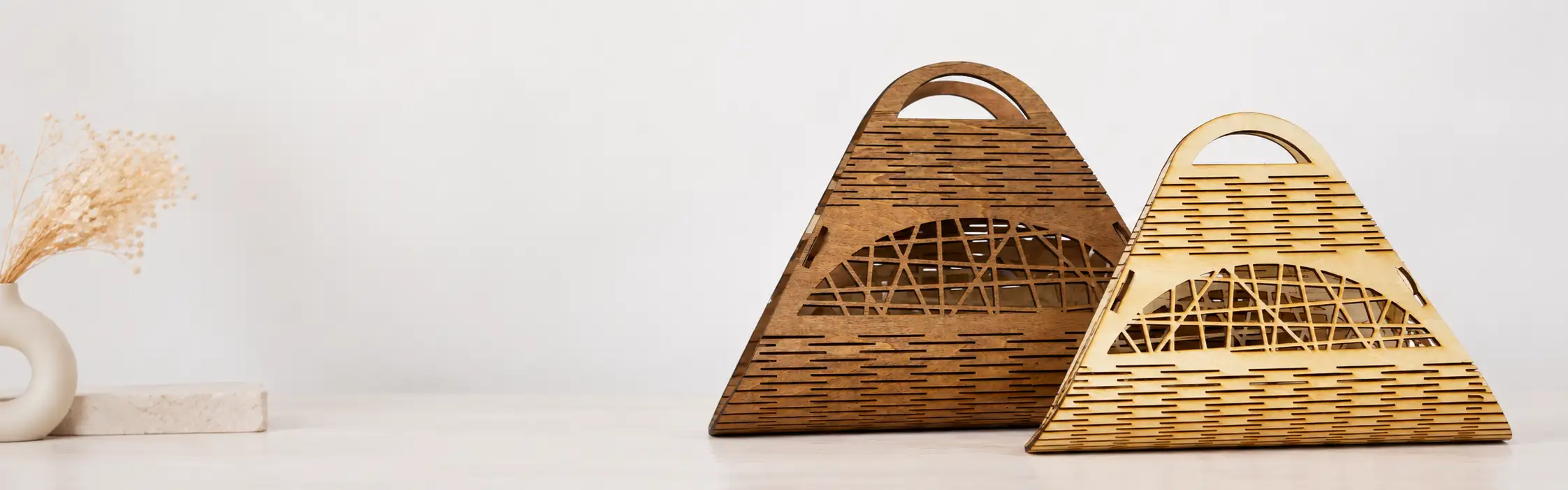 Sac à main en bois