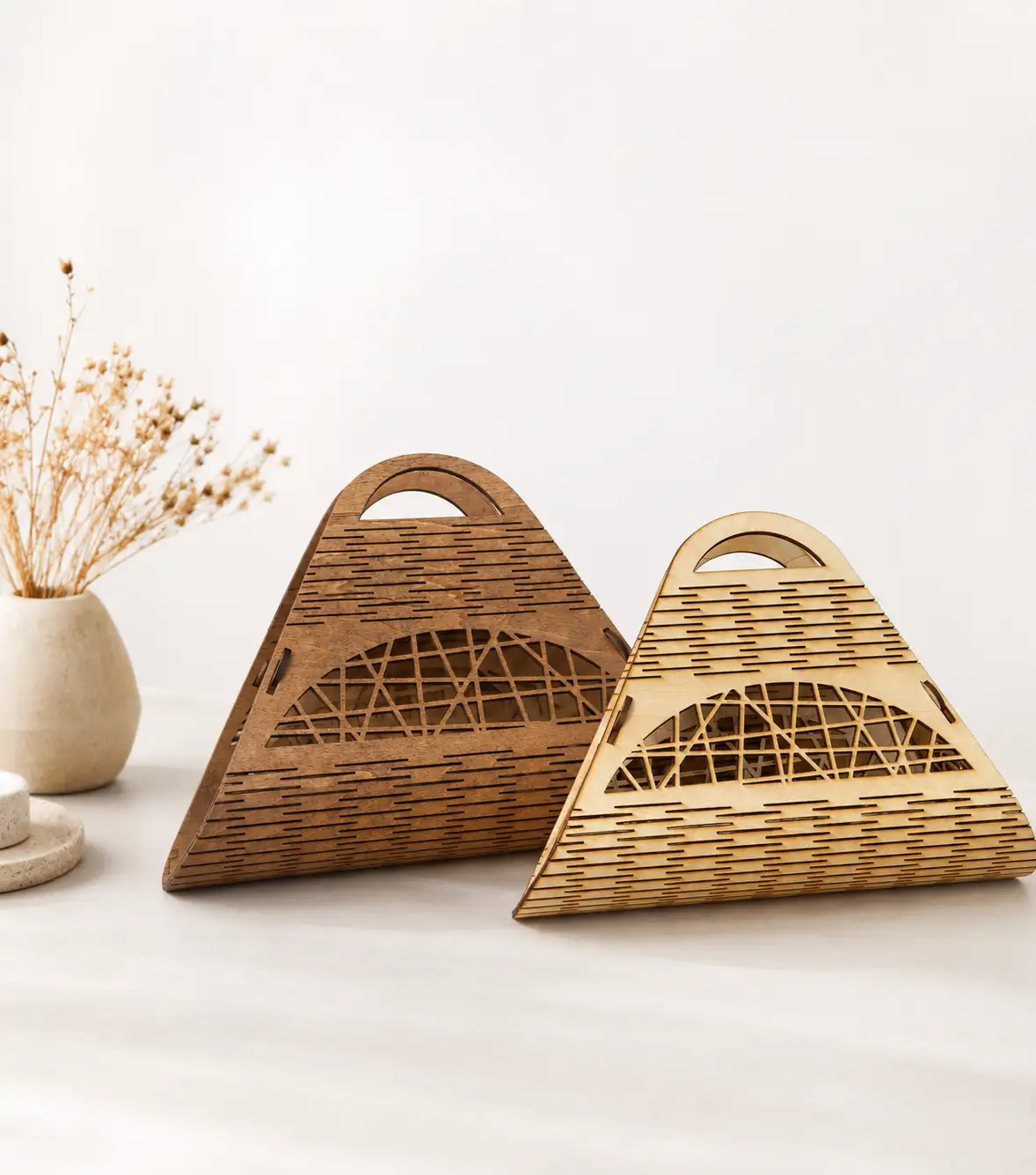 Sac à main en bois