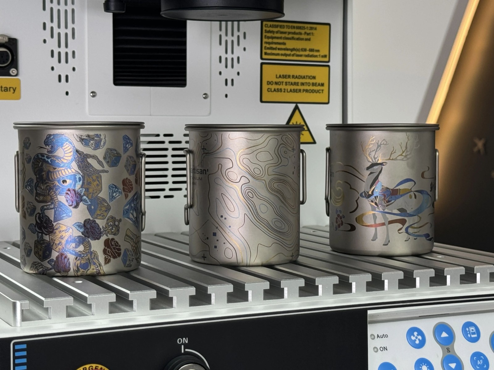 Effet thermochimique dans une interaction de matériau laser