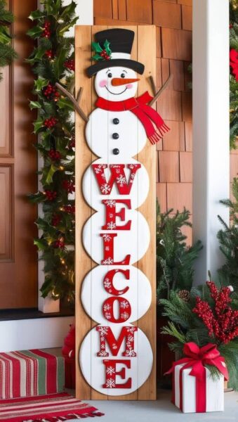 Laser cut yard décor pour Noël