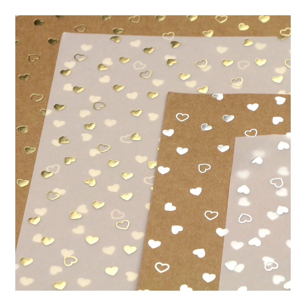 Feuille-papier kraft estampillé. webp
