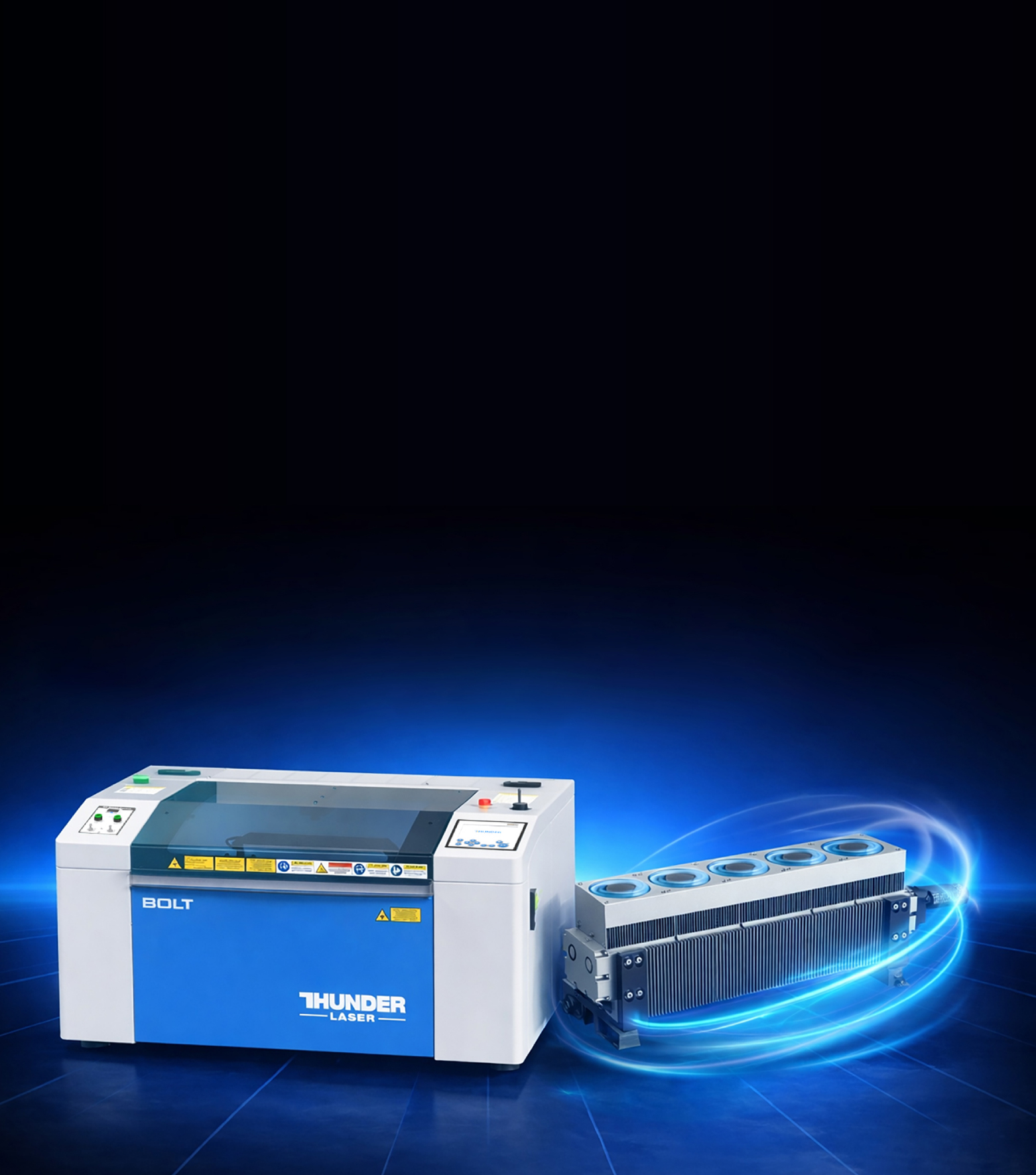 Solution de machine de laser du laser rf de tonnerre
