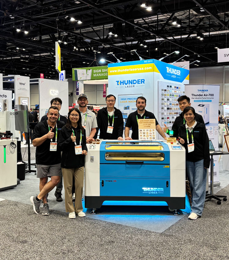 Thunder Laser a assisté à 2026 ISA International Sign Expo