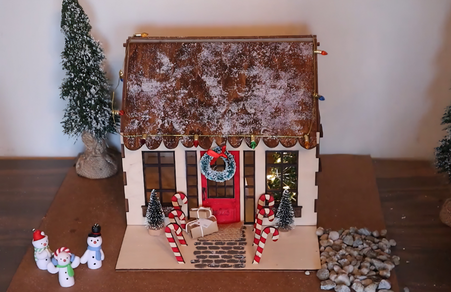 15 idées d'ornement de Noël en bois découpées au laser