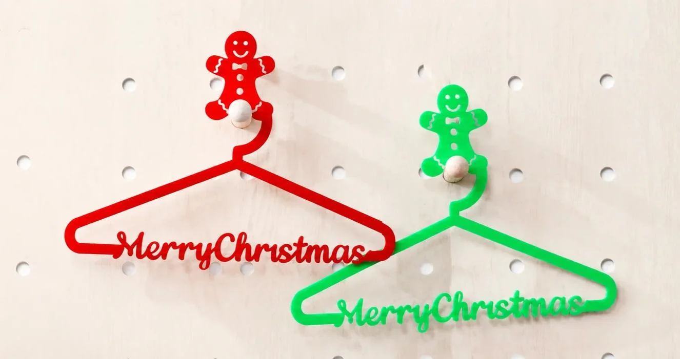 Cintre acrylique de Noël
