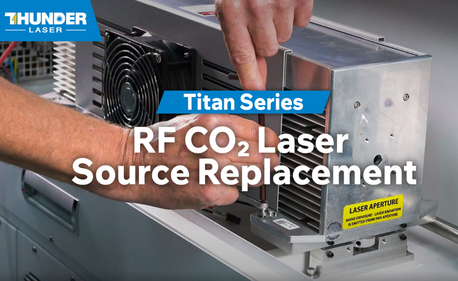 Comment remplacer la source laser Titan RF CO2