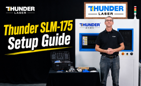 Installation de l'imprimante 3D en métal Thunder SLM 175 étape par étape première installation