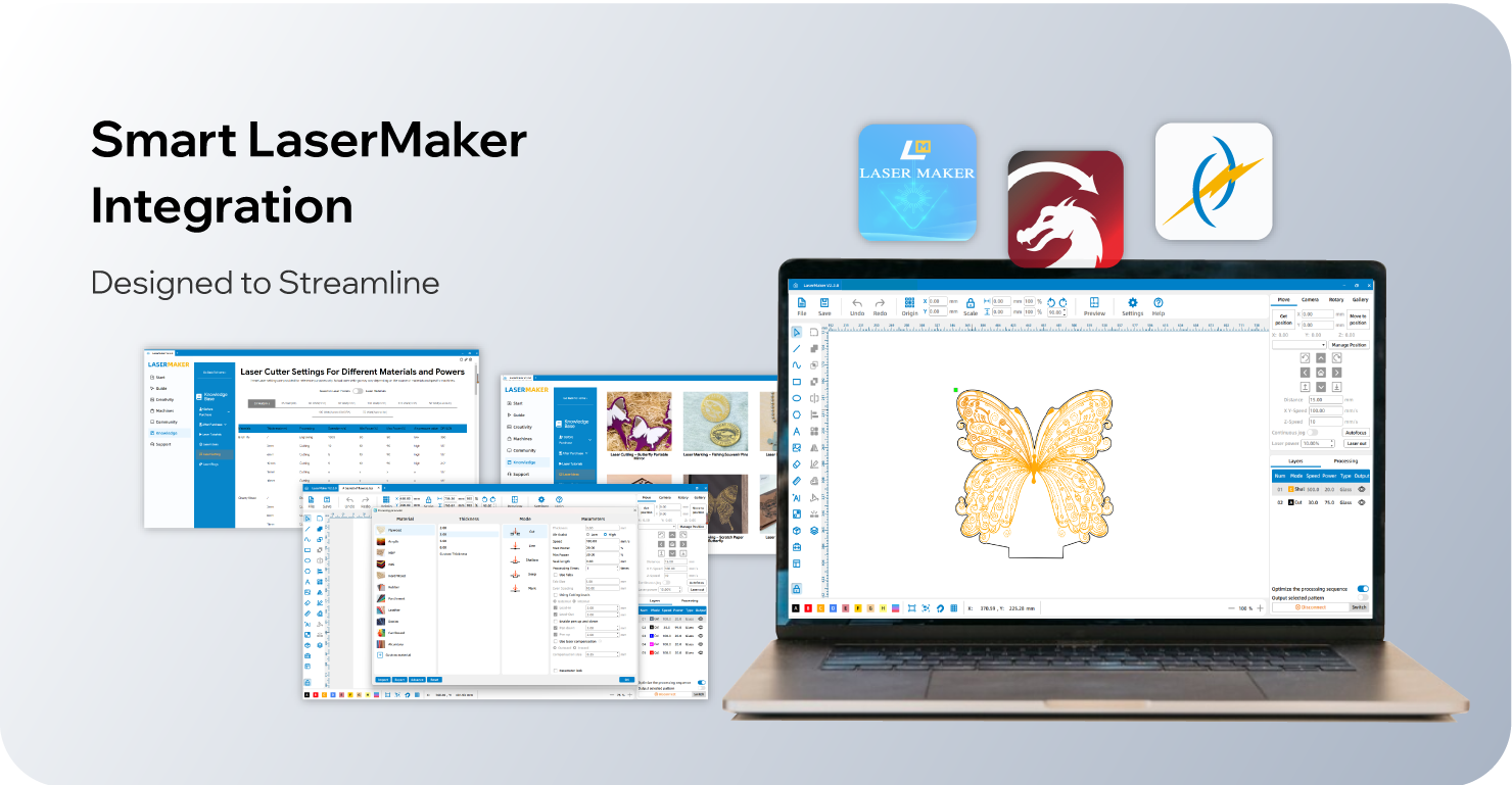 LaserMaker Software for Titan Pro