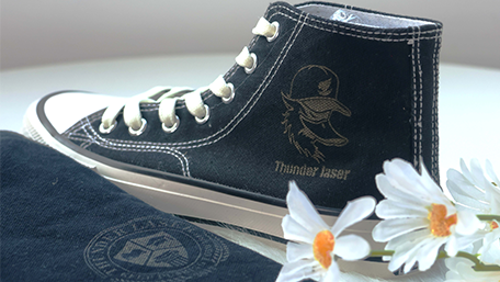 Shoes Engraving Sample by Titan Pro